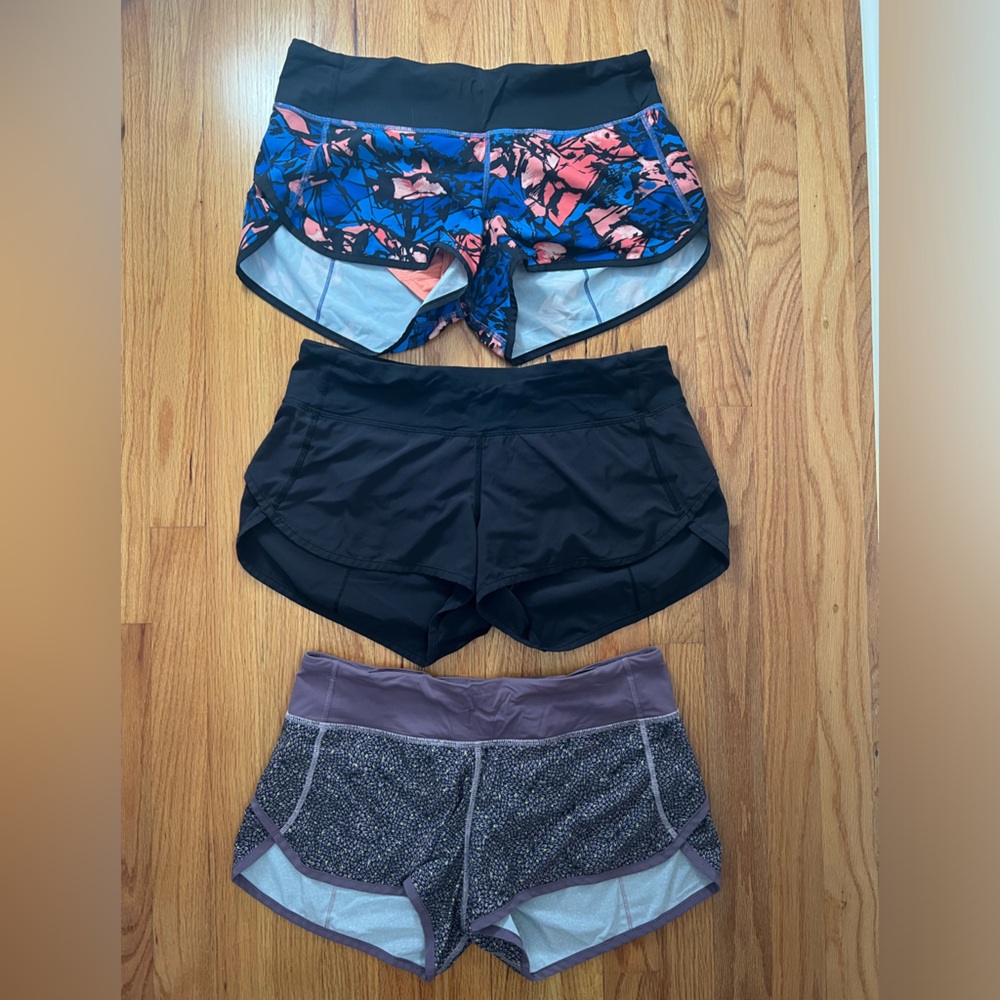 Lululemon speed shorts